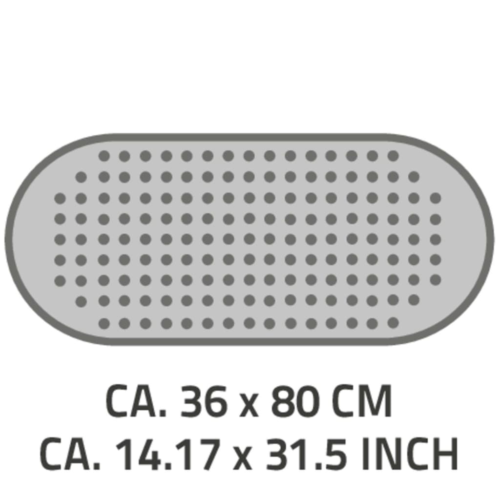 Badmat anti-slip Action grijs